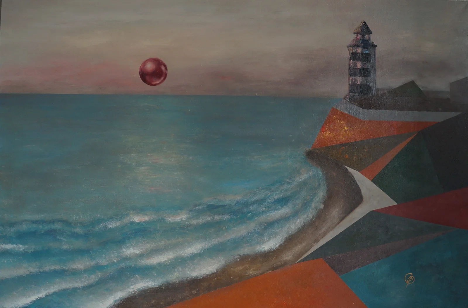 Картина «Маяк» — авторская работа Шаляпиной Ольги, 80х120 см