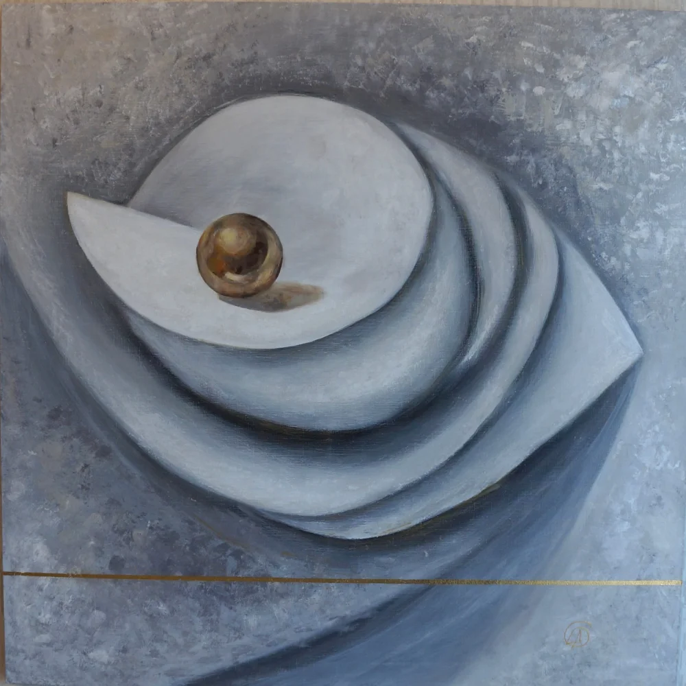 Картина «Интроверсия» — авторская работа Шаляпиной Ольги, 100х100 см