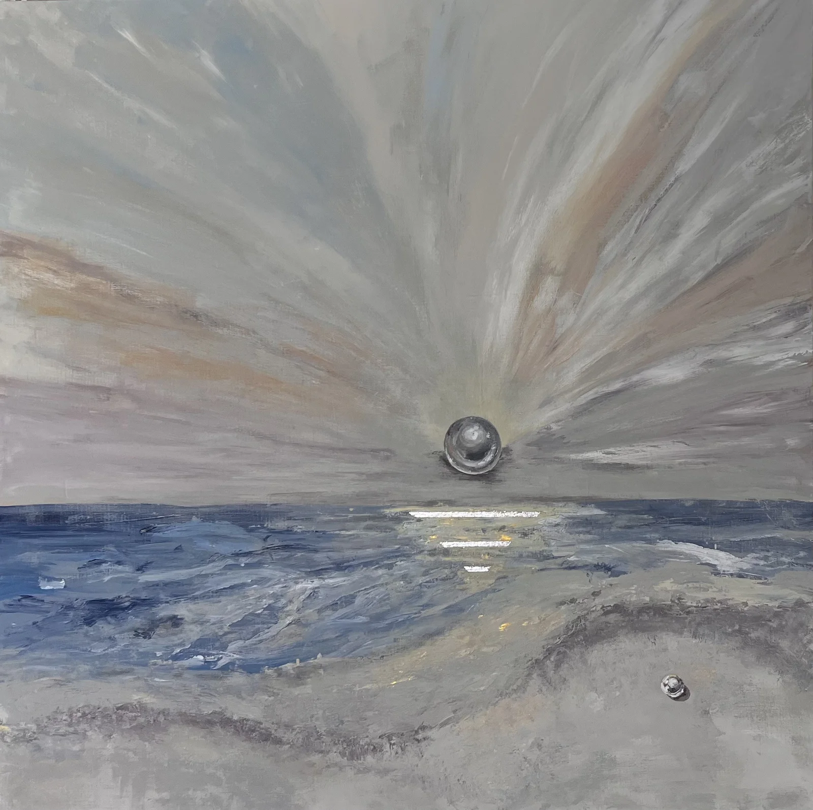 Картина «Рассвет» — авторская работа Шаляпиной Ольги, 100х100 см