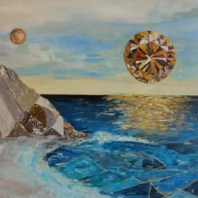 Закат. Бухта. — вид 1